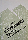 Tatranské listy: Výber z korešpodencie 1920/1921