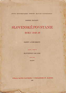 Slovenské povstanie roku 1848-49 I.: Slovenská jar 1