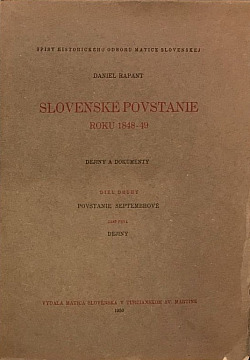 Slovenské povstanie roku 1848-49 II.: Povstanie septembrové 1