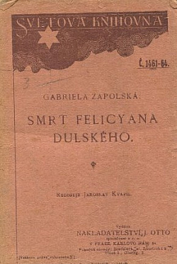Smrt Felicyana Dulského obálka knihy