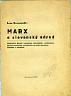 Marx a slovenský národ