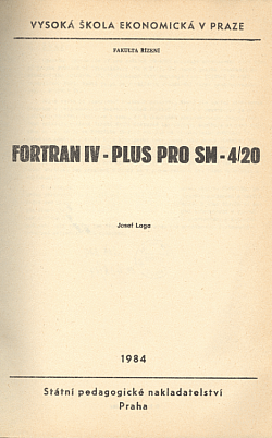 FORTRAN IV - PLUS pro SM - 4/20
