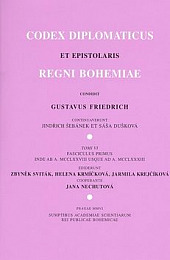 Codex diplomaticus et epistolaris Regni Bohemiae VI/1