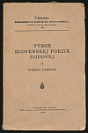 Výbor slovenskej poezie ľudovej II.