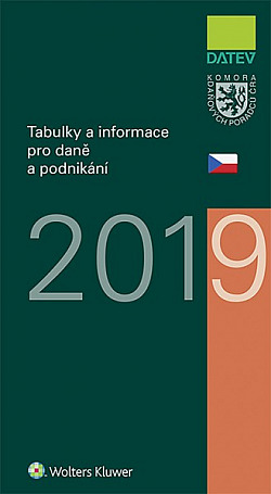 Tabulky a informace pro daně a podnikání 2019 obálka knihy