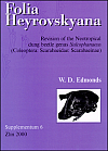 Folia Heyrovskyana, Supplement 6: Revision of the Neotropical Dung Beetle Genus Sulcophanaeus