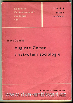 Auguste Comte a vytvoření sociologie