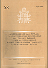 Apoštolský list Jana Pavla II. daný motu proprio k prohlášení svaté Brigity Švédské, svaté Kateřiny Sienské a svaté Terezie Benedi