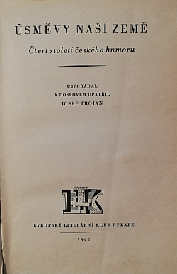 Úsměvy naší země: Čtvrt století českého humoru (1917 - 1941)