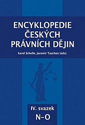 Encyklopedie českých právních dějin, IV. svazek N-O obálka knihy