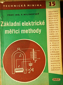 Základní elektrické měřící methody obálka knihy