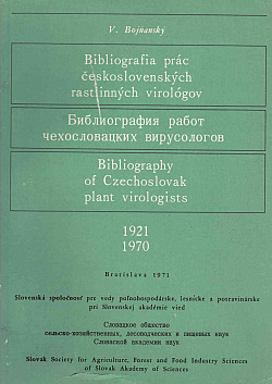 Bibliografia prác československých rastlinných virológov