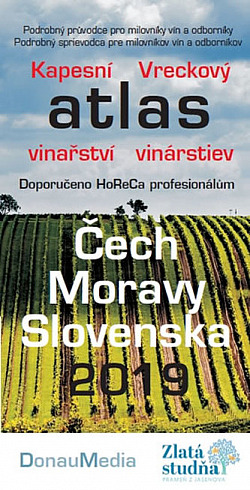 Kapesní atlas vinařství - Čech Moravy Slovenska 2019