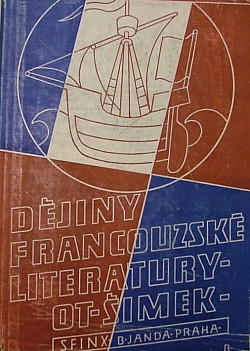 Dějiny francouzské literatury II. obálka knihy