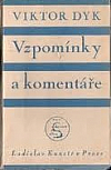 Vzpomínky a komentáře, kniha druhá, 1914–⁠1918