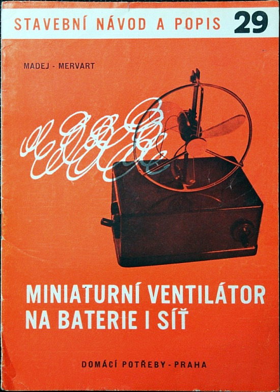 Miniaturní ventilátor na baterie i síť