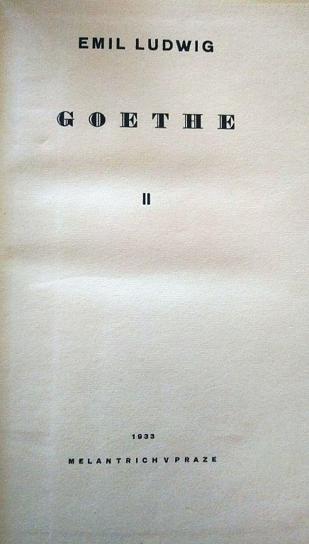 Goethe II.