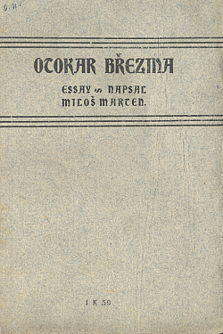 Otokar Březina: Essay obálka knihy