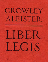 Liber Legis (Kniha zákona - Liber Al vel Legis)