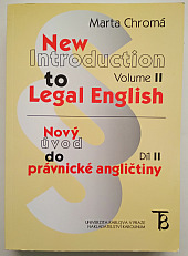 New Introduction to Legal English 2. díl / Nový úvod do právnické angličtiny Díl II