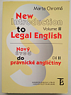 New Introduction to Legal English 2. díl / Nový úvod do právnické angličtiny Díl II