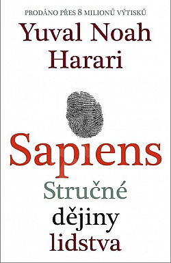 Sapiens: Stručné dějiny lidstva obálka knihy