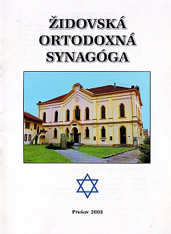 Židovská ortodoxná synagóga obálka knihy