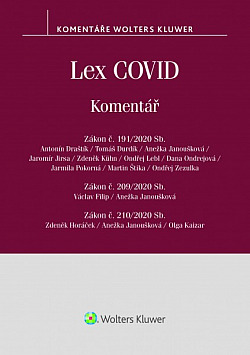 Lex COVID - komentář obálka knihy