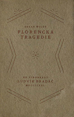 Florencká tragedie obálka knihy