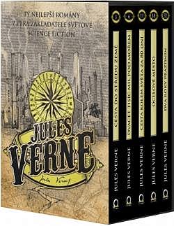 Jules Verne 5 knih - dárkový box (komplet)