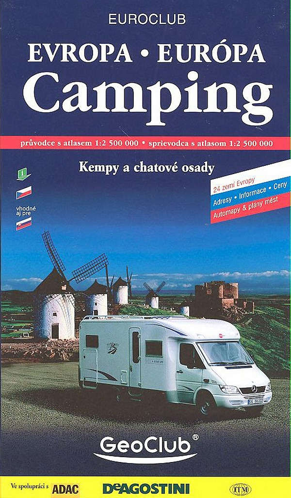 Evropa Camping 1:2 500 000