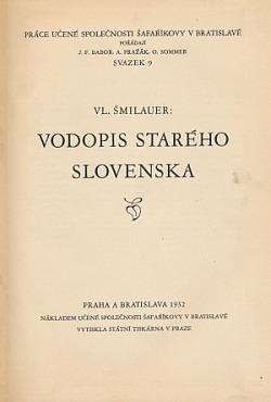 Vodopis starého Slovenska
