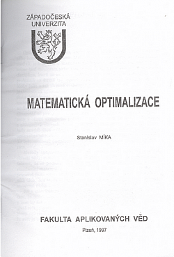 Matematická optimalizace