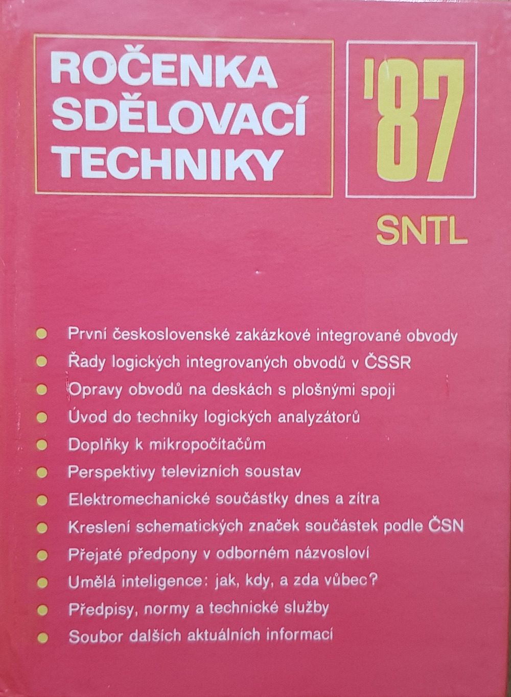 Ročenka sdělovací techniky 1987