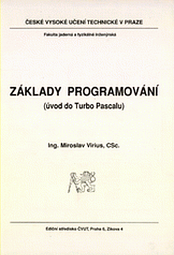 Základy programování - úvod do Turbo Pascalu obálka knihy
