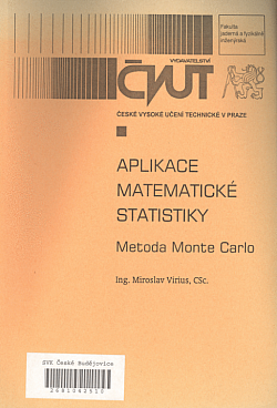 Aplikace matematické statistiky - metoda Monte Carlo obálka knihy
