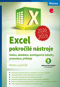 Excel 2016 a 2019 - pokročilé nástroje obálka knihy