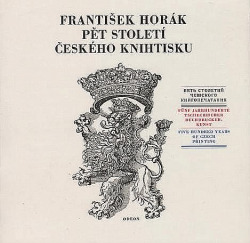 Pět století českého knihtisku obálka knihy