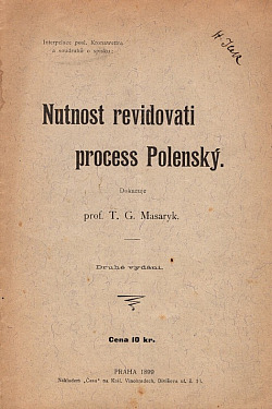 Nutnost revidovati process Polenský