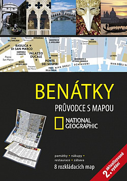 Benátky - průvodce s mapou obálka knihy