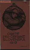 Obete pri obrane Slovenska 1919 - pamätník padlých pri boľševickom vpáde