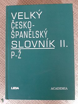 Velký česko-španělský slovník P-Ž obálka knihy