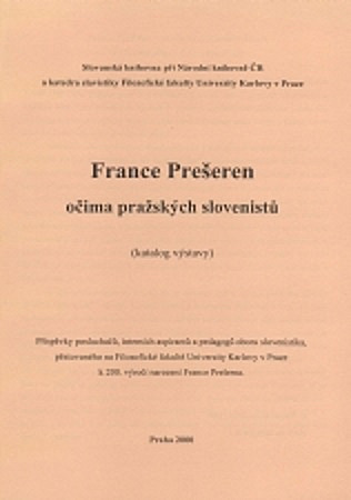France Prešeren očima pražských slovenistů