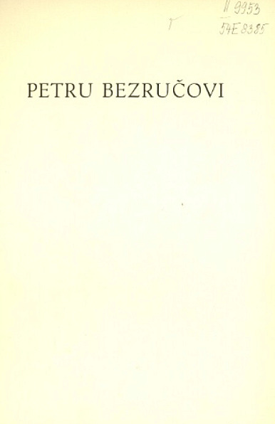 Petru Bezručovi
