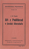 Jiří z Poděbrad v české literatuře