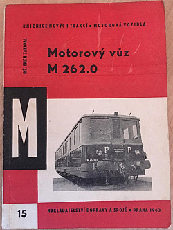 Motorový vůz M 262.0 obálka knihy