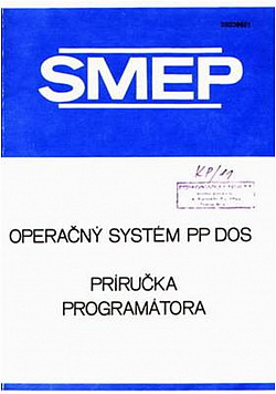 Operačný systém PP DOS - príručka programátora