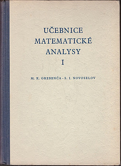 Učebnice matematické analysy