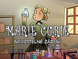 Marie Curie: Neviditelné záření obálka knihy