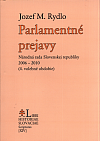 Parlamentné prejavy: Národná rada Slovenskej republiky 2006 – 2010 (4.volebné obdobie)